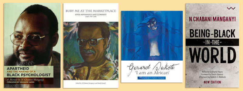 A few of the books by Prof. Chabani Manganyi